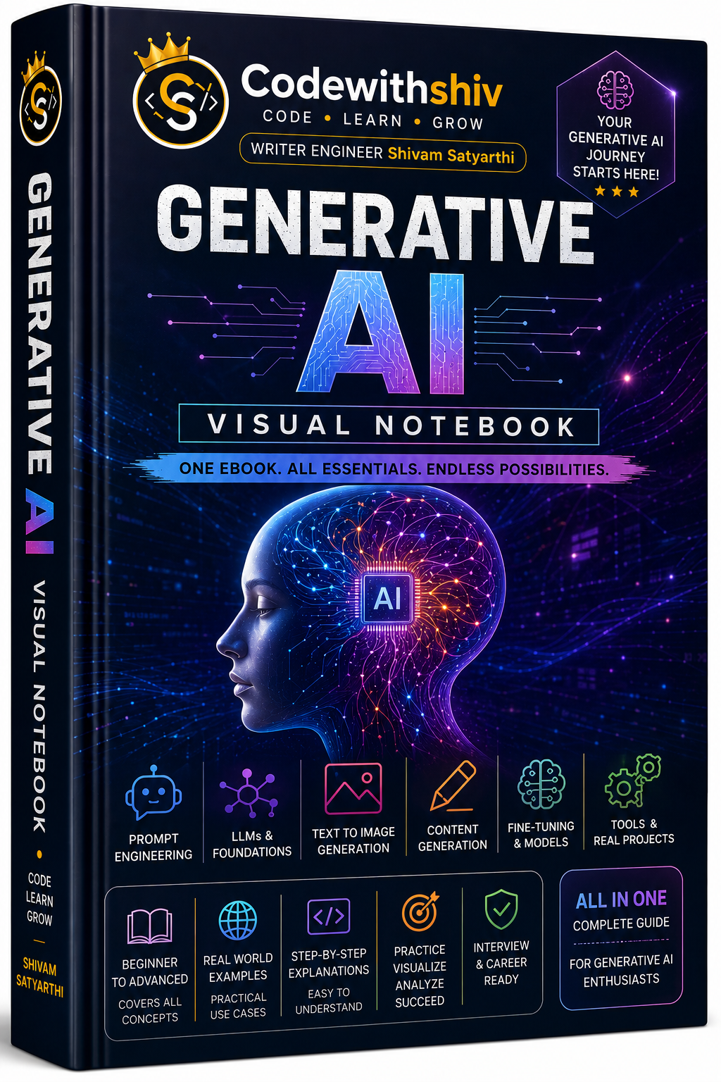 Generative AI Visual Notebook cover